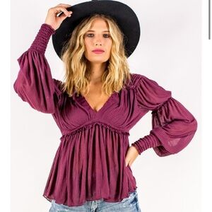 NWT Free People Day Dreaming Blouse
